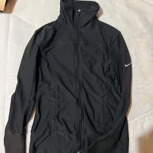 Nike women Black Running Full-Zip Jacket